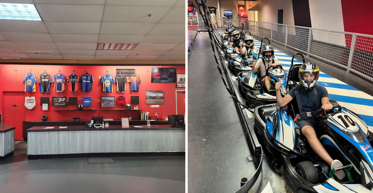 This huge go kart track in Ohio offers a seriously fun