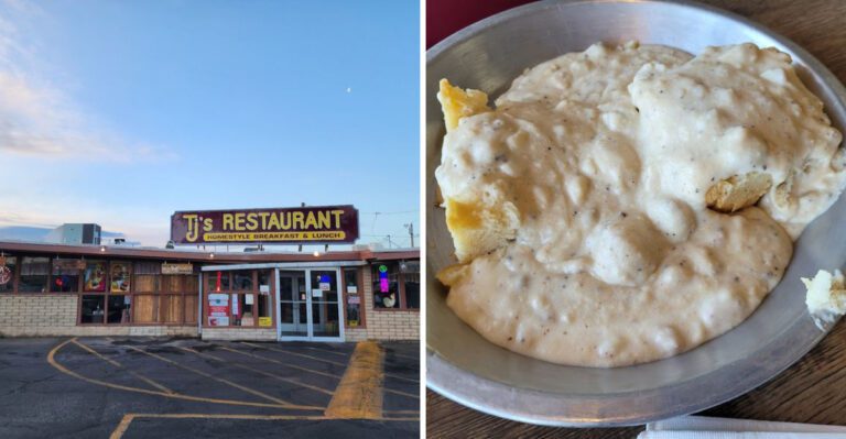 This low-key Arizona restaurant serves biscuits and gravy that are seriously tasty