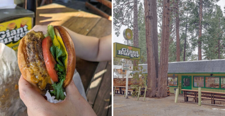This low-key California restaurant is known for its huge, incredibly delicious cheeseburgers