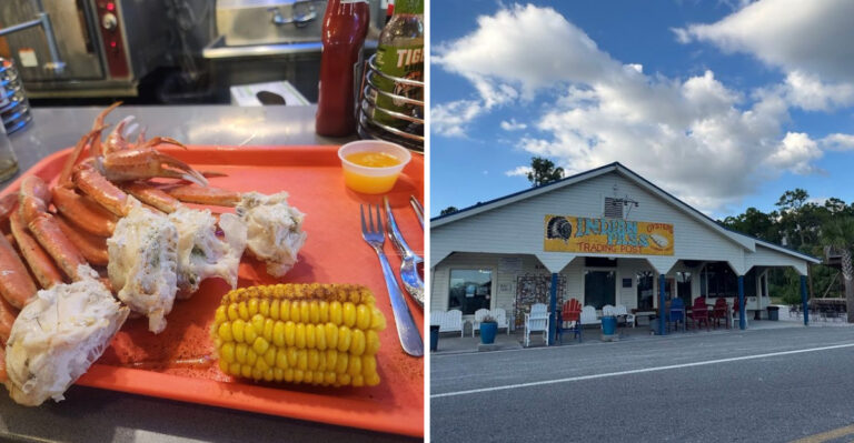 This low-key Florida restaurant serves crab legs that are absolutely delicious