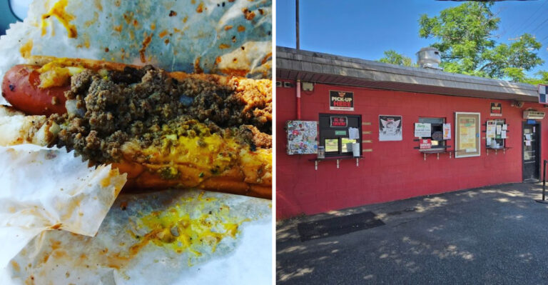 This low-key North Carolina roadside spot is known for its perfectly made hot dogs
