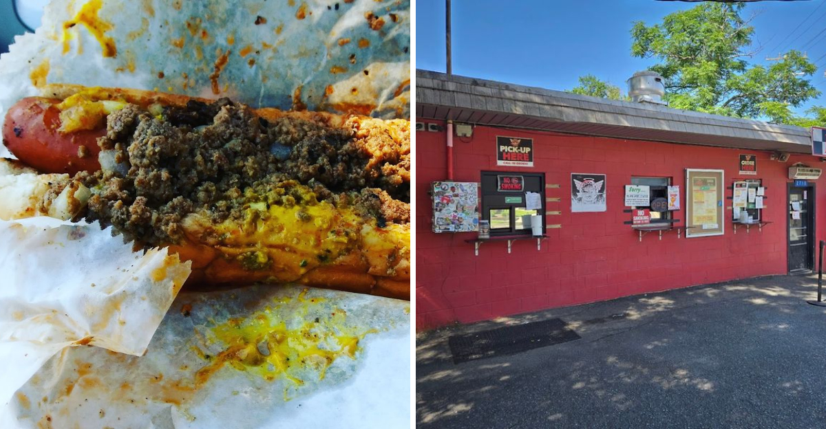 This low-key North Carolina roadside spot is known for its perfectly made hot dogs