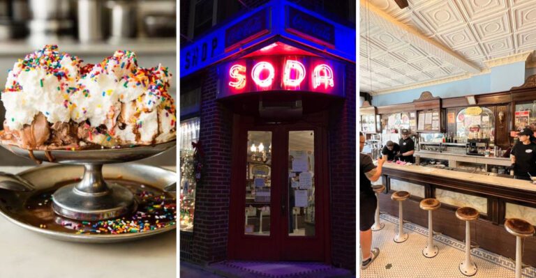 This old-fashioned ice cream shop in New York is home to some of the best sundaes around
