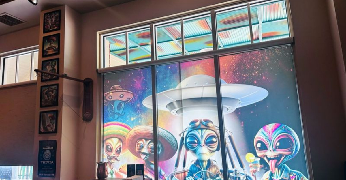 This quirky Florida restaurant has a UFO theme we cant get enough of