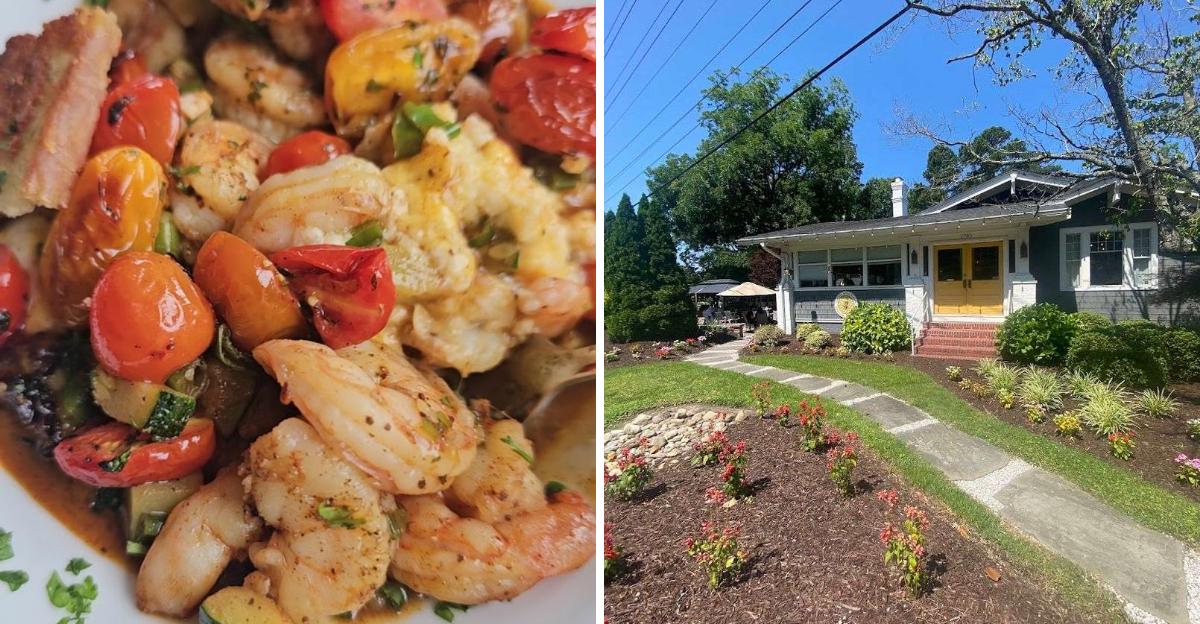 This simple Virginia restaurant is known for its incredible shrimp and grits
