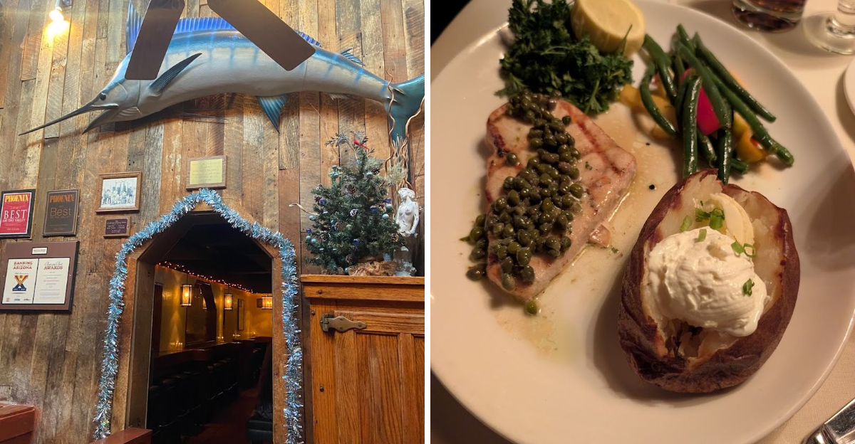 This underground Arizona restaurant is known for its incredible halibut