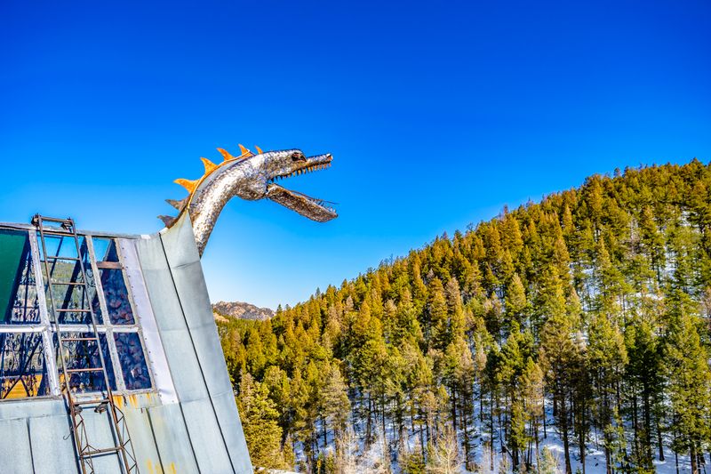 The Famous Iron Dragon Sculpture