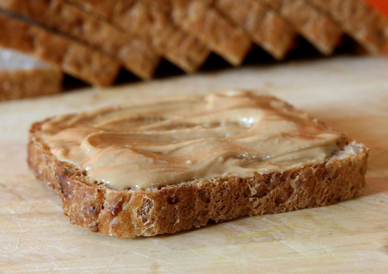 Peanut butter toast