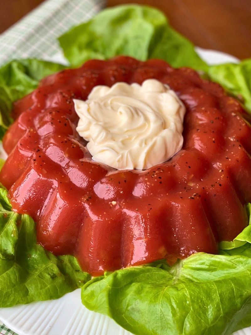 Jellied Tomato Salad