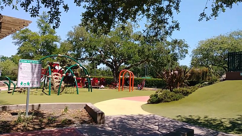 Disk Golf, Tennis Courts, and Open Fields Surround the Playground
