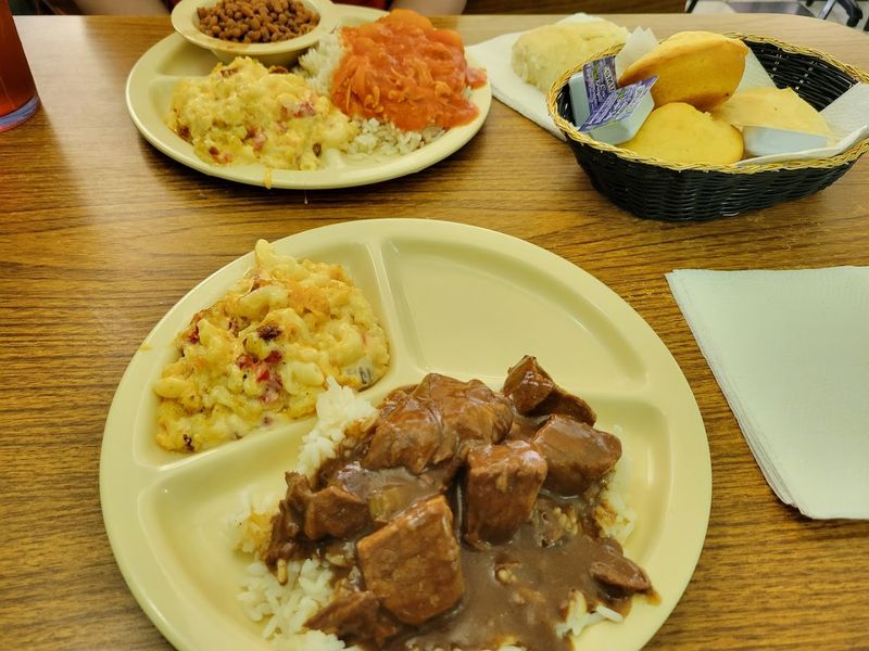 Beef Tips Over Rice With Southern Sides That Sing