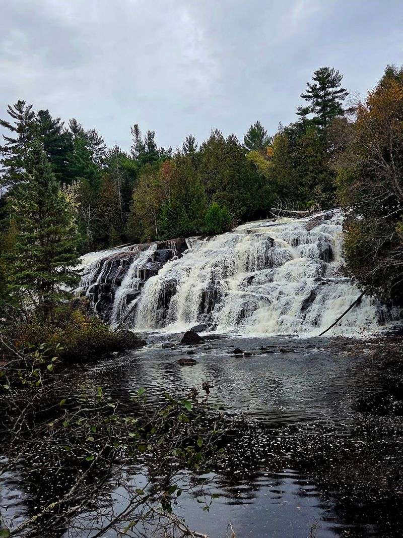How Bond Falls Compares to Tahquamenon Falls