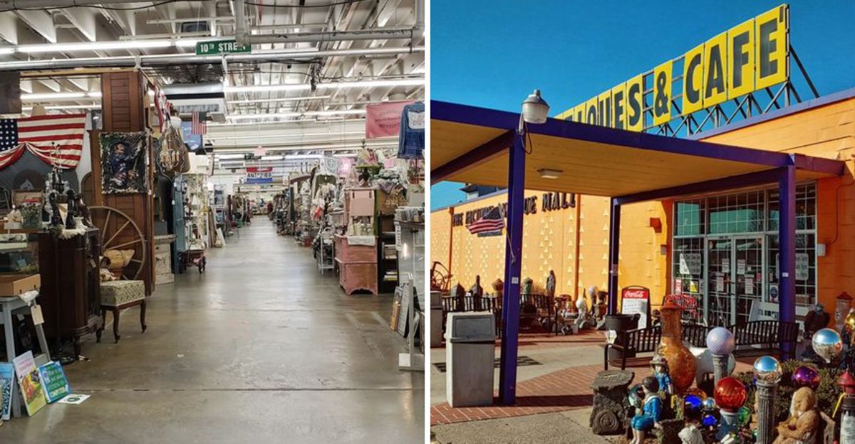 Visitors from all over Virginia come to explore rare finds at this massive antique mall