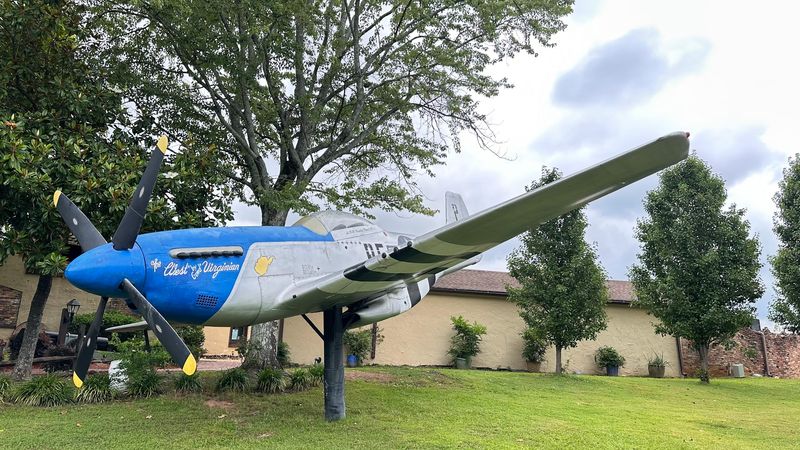A P-51 Mustang Greeting You at the Front Door