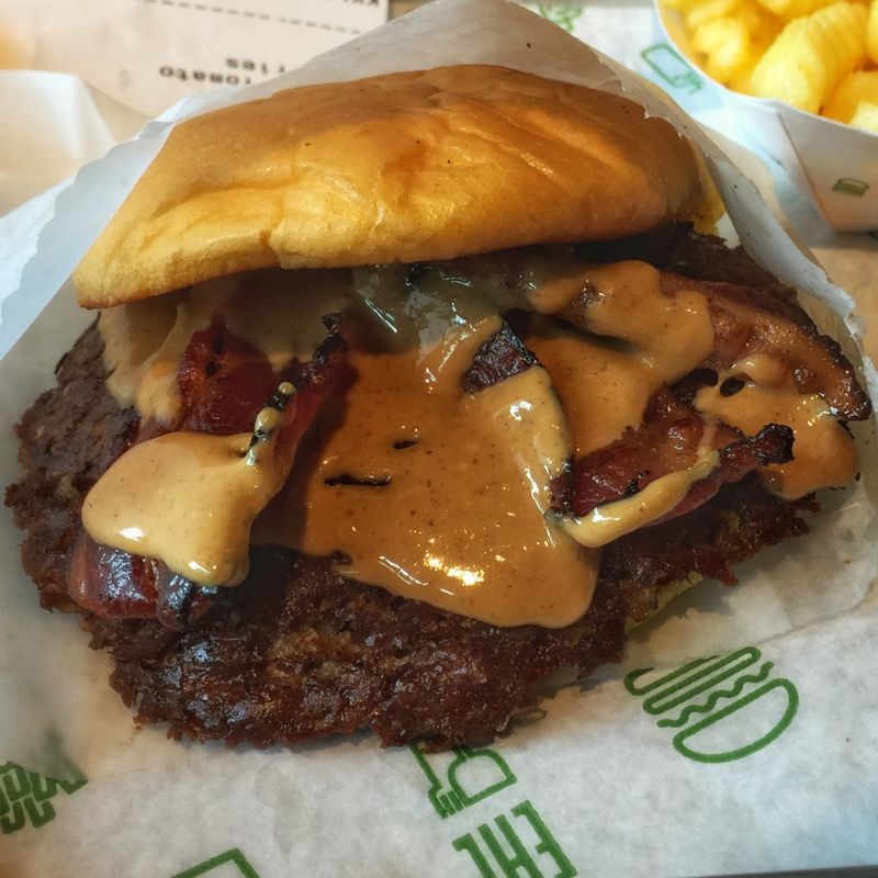 Top Fast Food Secret Menu Items, Ranked 15 Shake Shack - Peanut Butter Bacon Burger