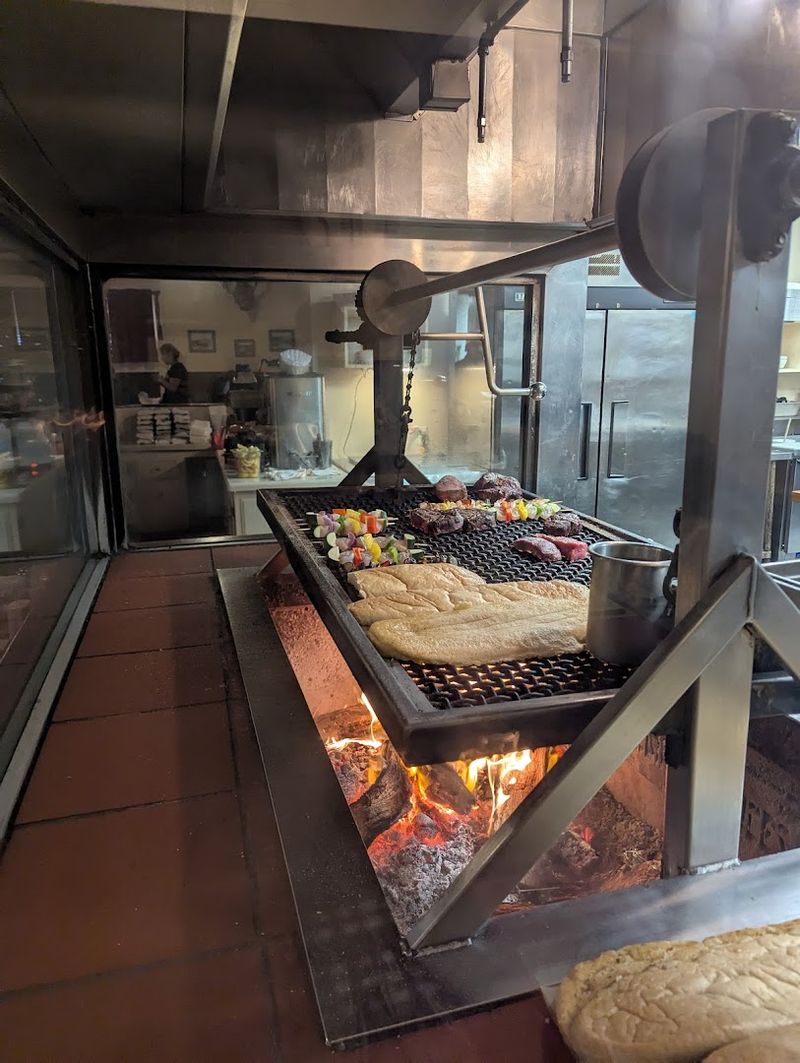 The Open BBQ Pit You Can Watch in Action