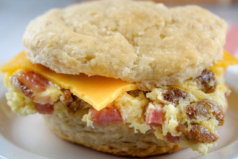 Hardee's - Loaded Omelet Biscuit