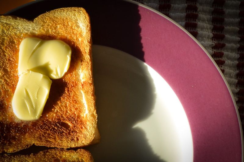 Buttered toast