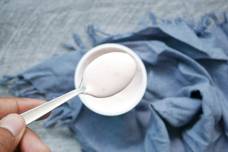 Plain yogurt