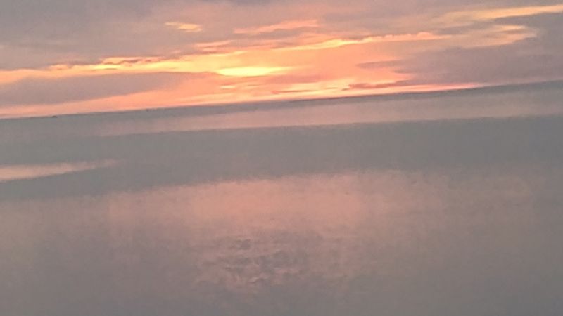 The calm water that makes relaxing easier