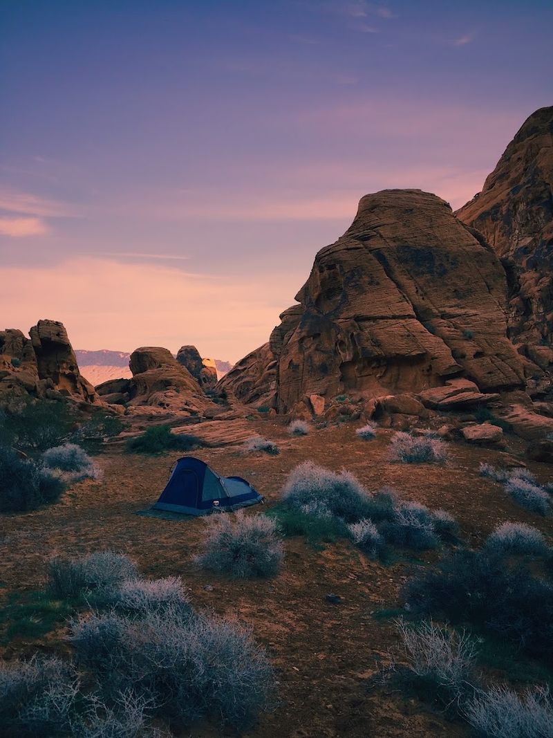 Camping Under the Stars in One of Nevada's Most Dramatic Settings
