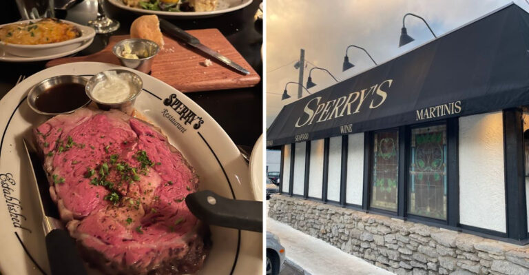 You’ll find some of the best prime rib in Tennessee at this iconic spot