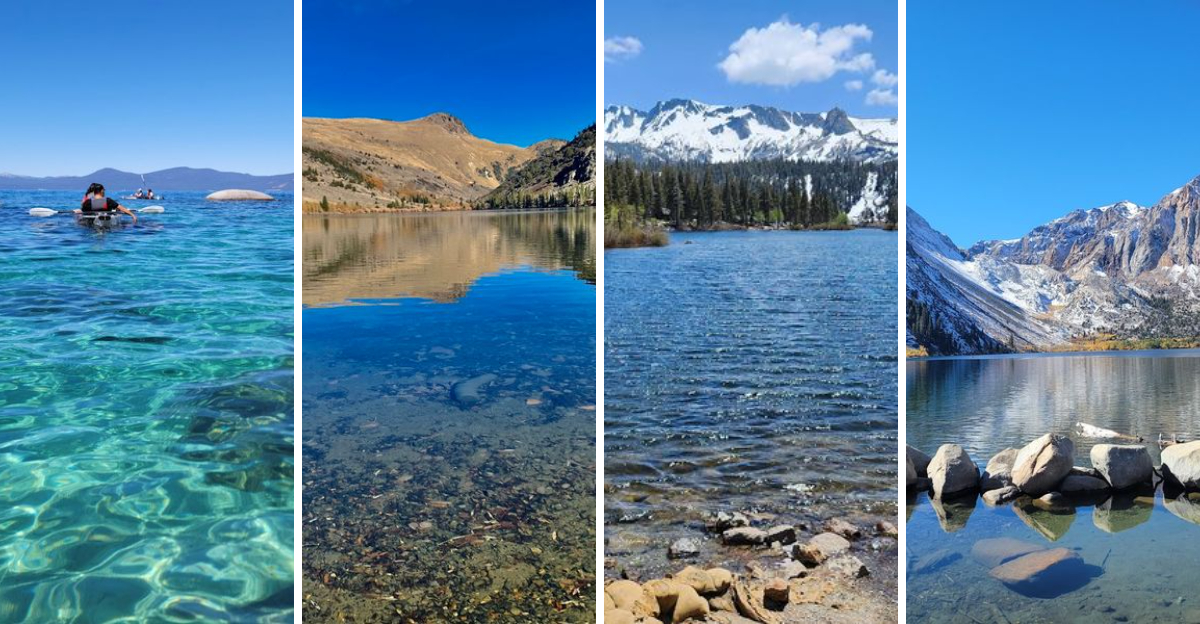 16 crystal clear lakes in California that look almost too beautiful to be real