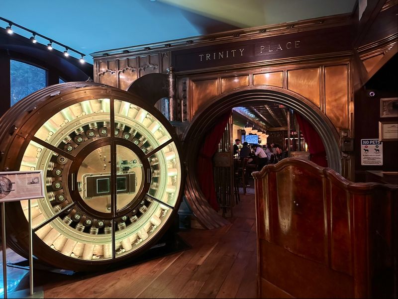 A 120-Year-Old Bank Vault Turned Dining Room