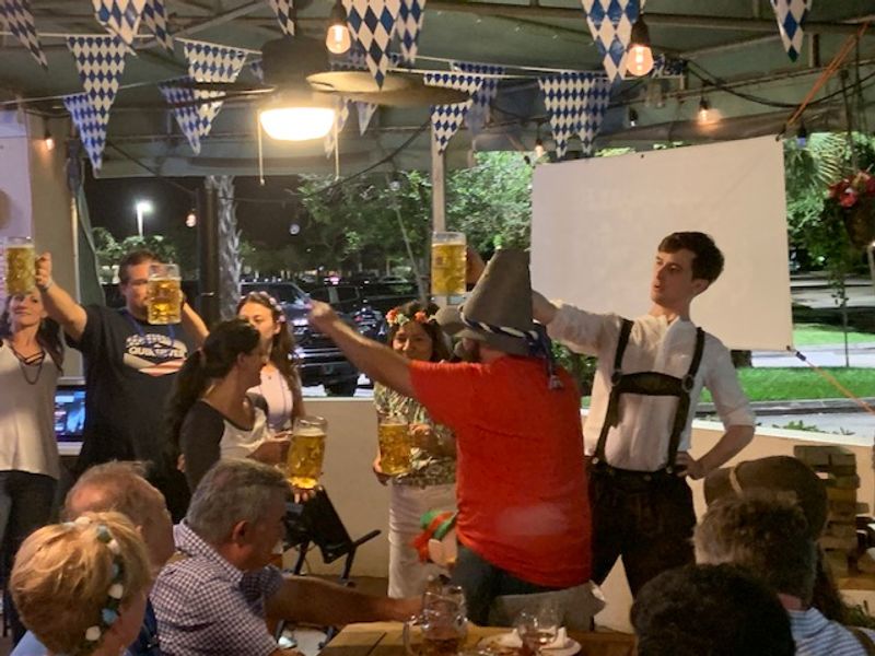 A Biergarten Atmosphere That Feels Genuinely Festive