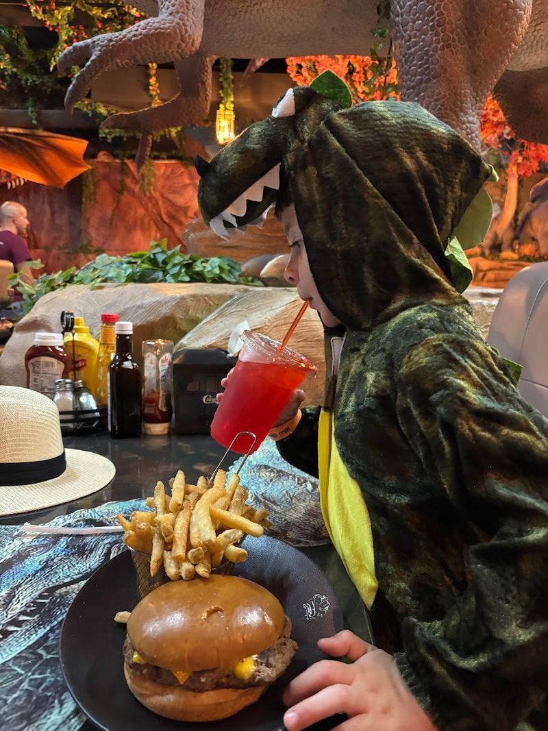 A Kids Menu Built for Little Dino Fans
