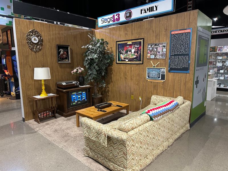 A Nostalgic 80s Living Room Setup Frozen in Time
