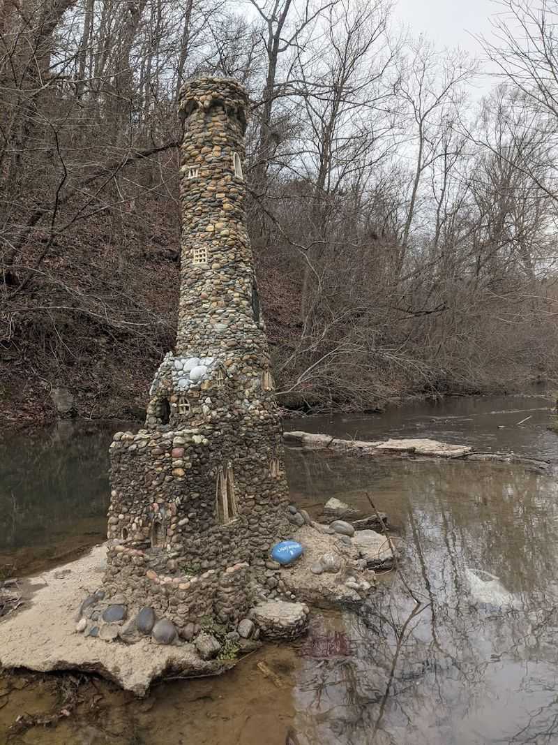 A One-Mile Hiking Trail With a Creek, Bridge, and Forest Views