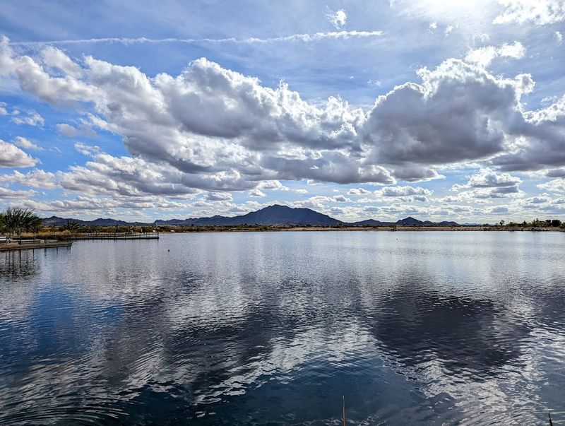 A Peaceful Fishing Lake With Stunning Morning Views