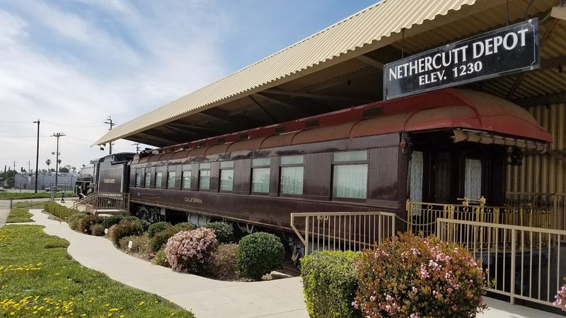 A Victorian-Era Steam Locomotive Hidden in the Back