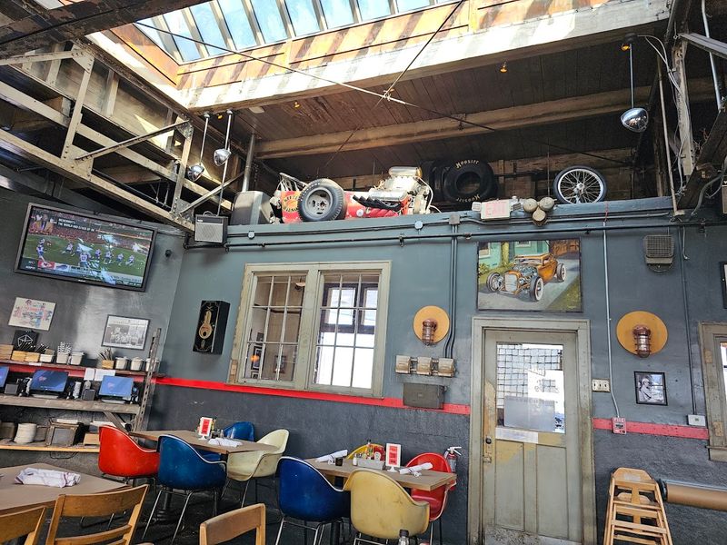 A Vintage Garage Turned Dining Destination