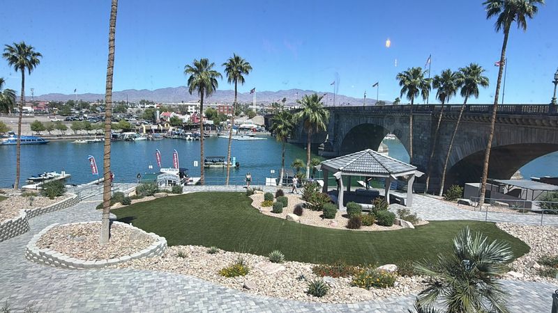 A storybook setting beside the lake