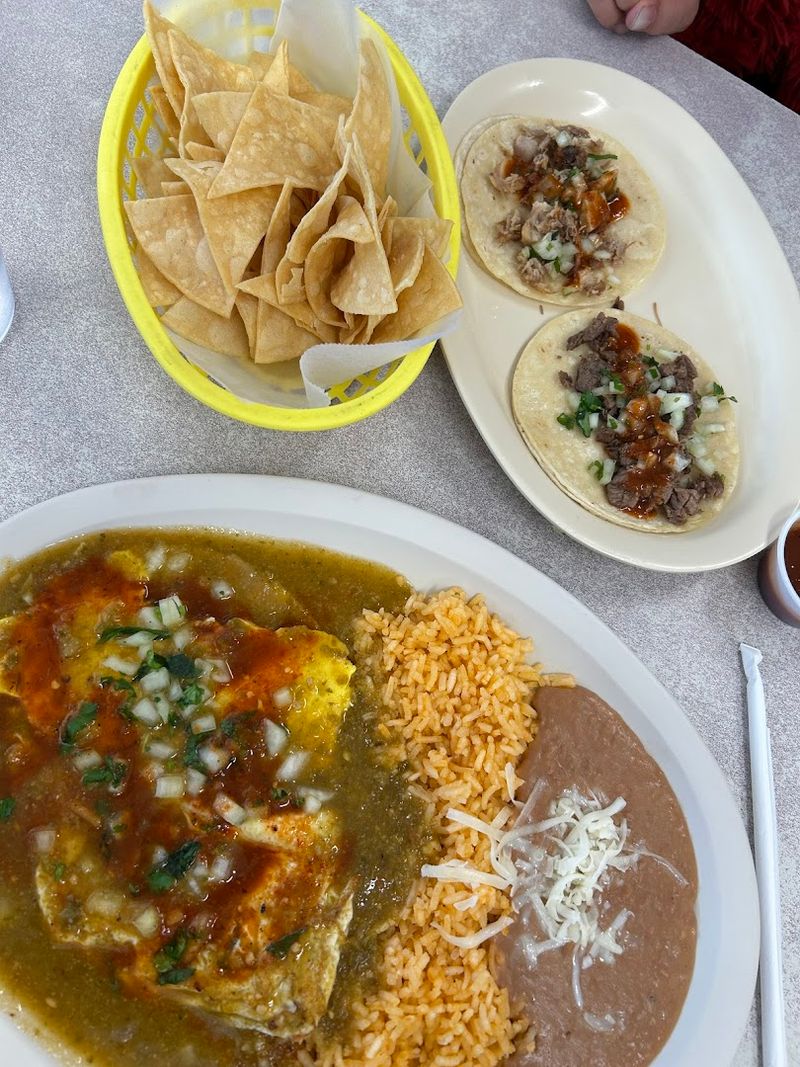 Al Pastor Burrito Smothered in Green Chile Magic