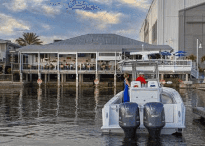 Arriving by Boat: The Ultimate Salt Shack Entrance Arriving by Boat: The Ultimate Salt Shack Entrance