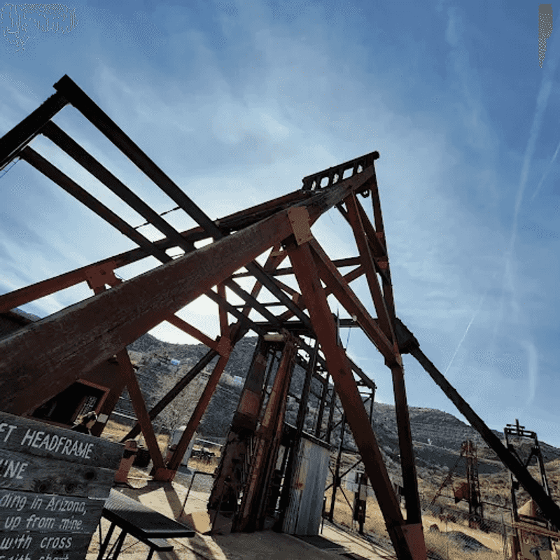 Audrey Headframe Park: Standing Over a Real Mine Shaft