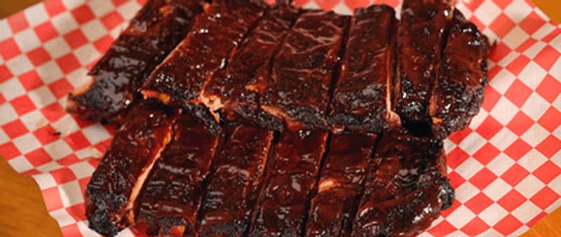 BBQ Ribs from the Hidden Outdoor BBQ Spot