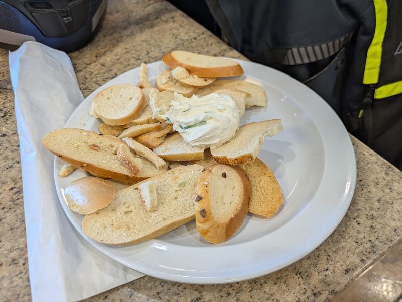 Bagel Chips and Cream Cheese to Start