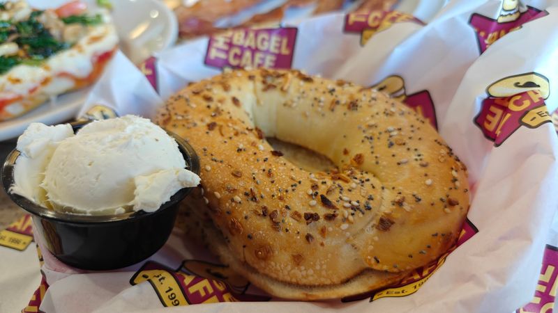 Bagel Chips and Cream Cheese to Start