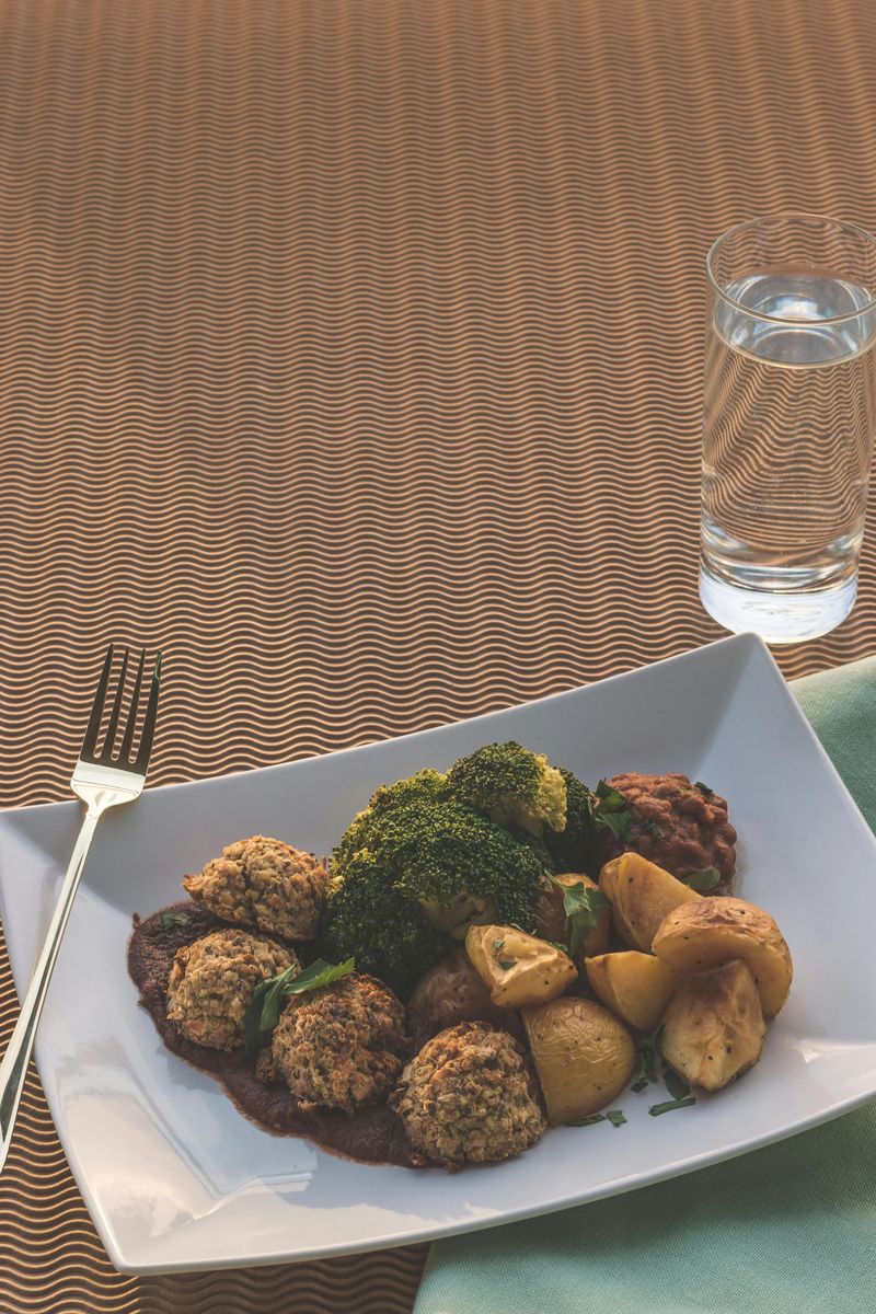 Baked meatballs