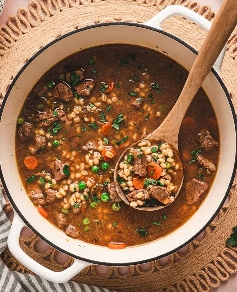 Beef and barley stew