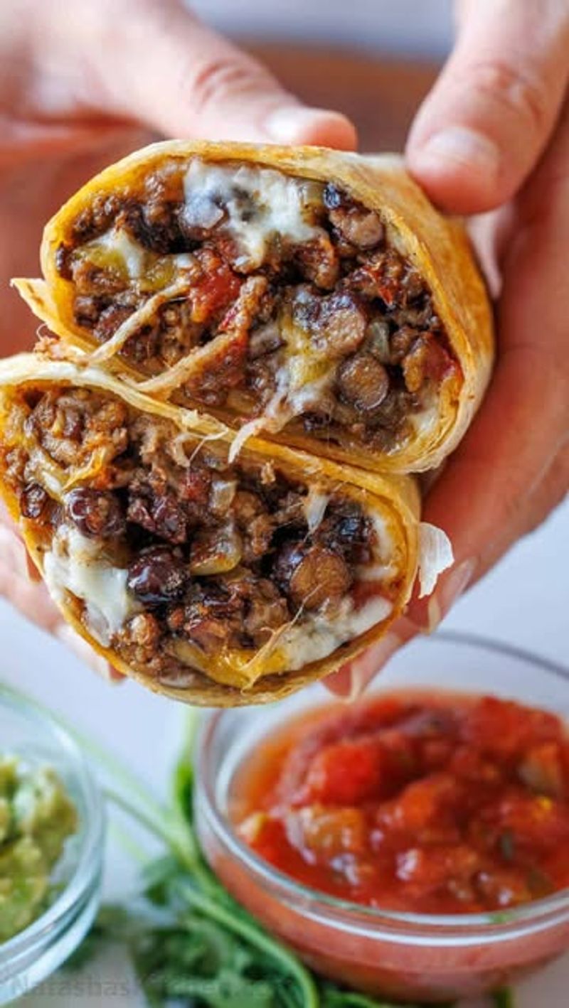 Beef burritos