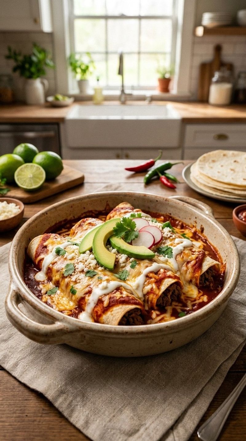 Beef enchiladas Beef enchiladas