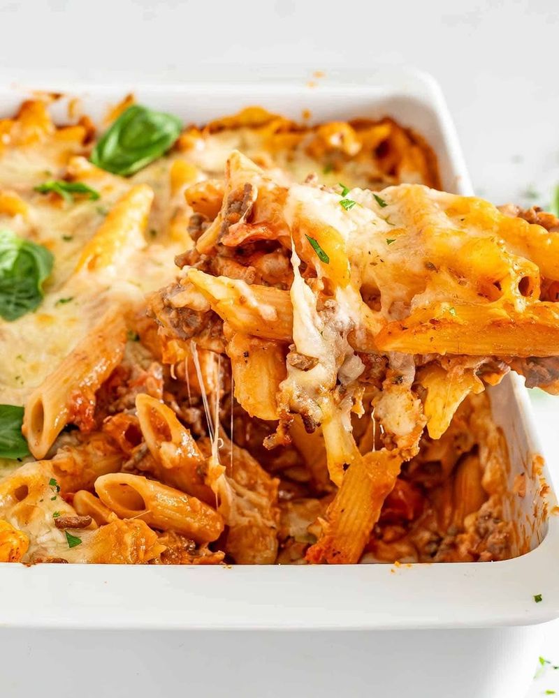 Beef pasta bake