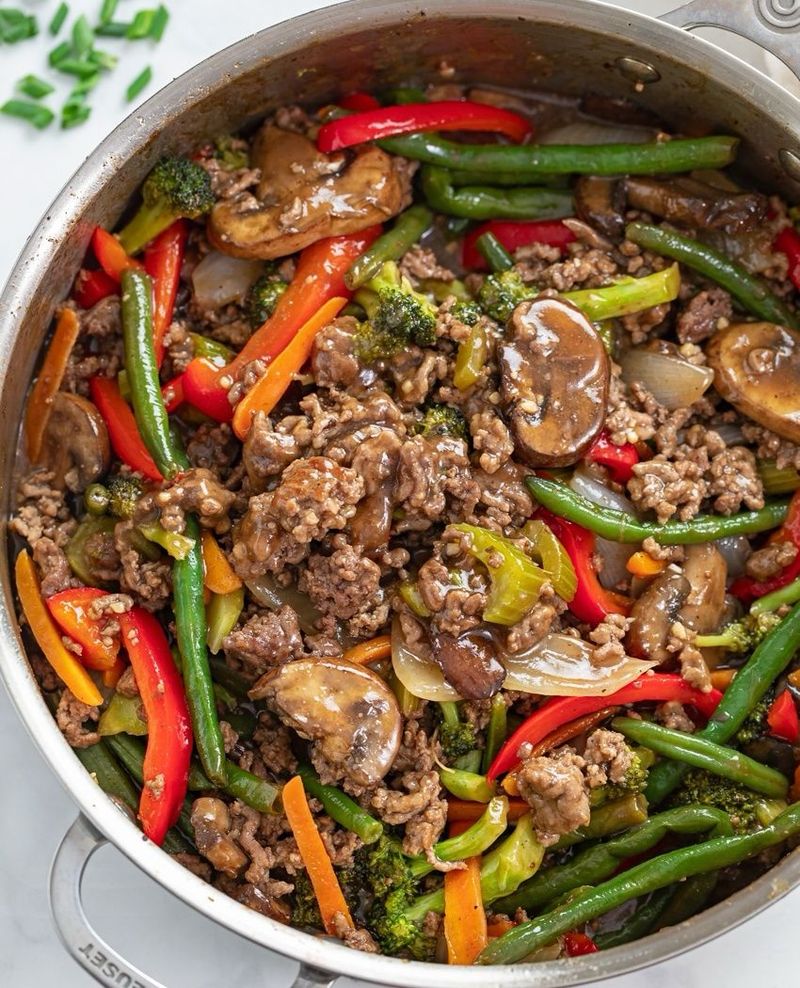 Beef stir-fry