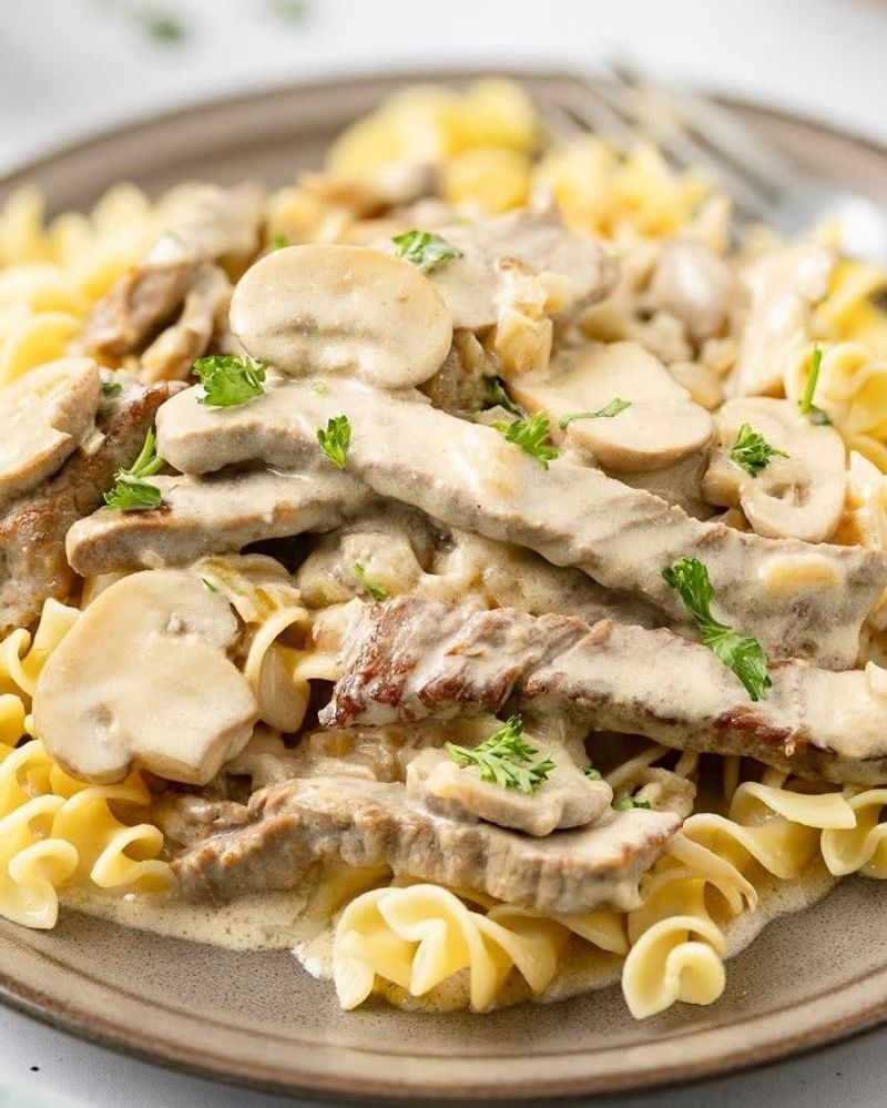 Beef stroganoff Beef stroganoff