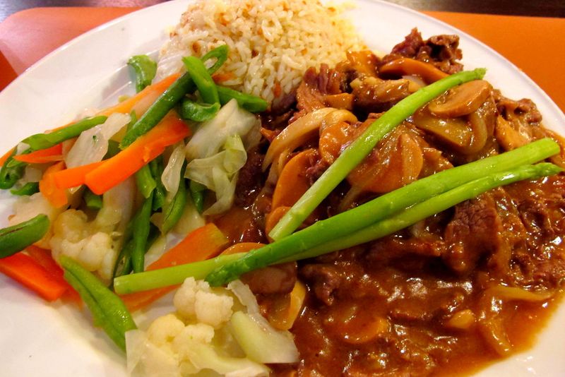 Beef stroganoff